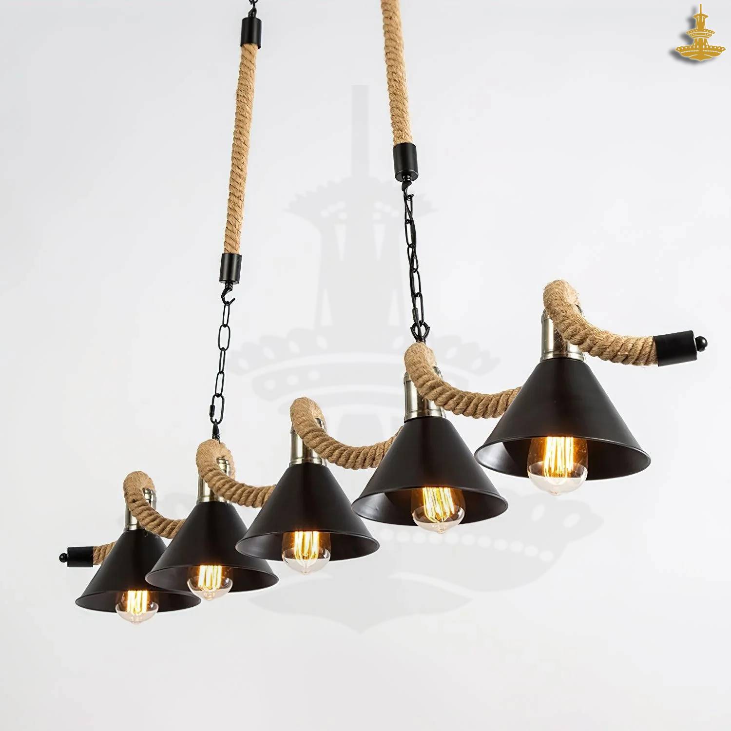 Rope Chandelier 6338-5P (UNFINISHED LISTING) - Image