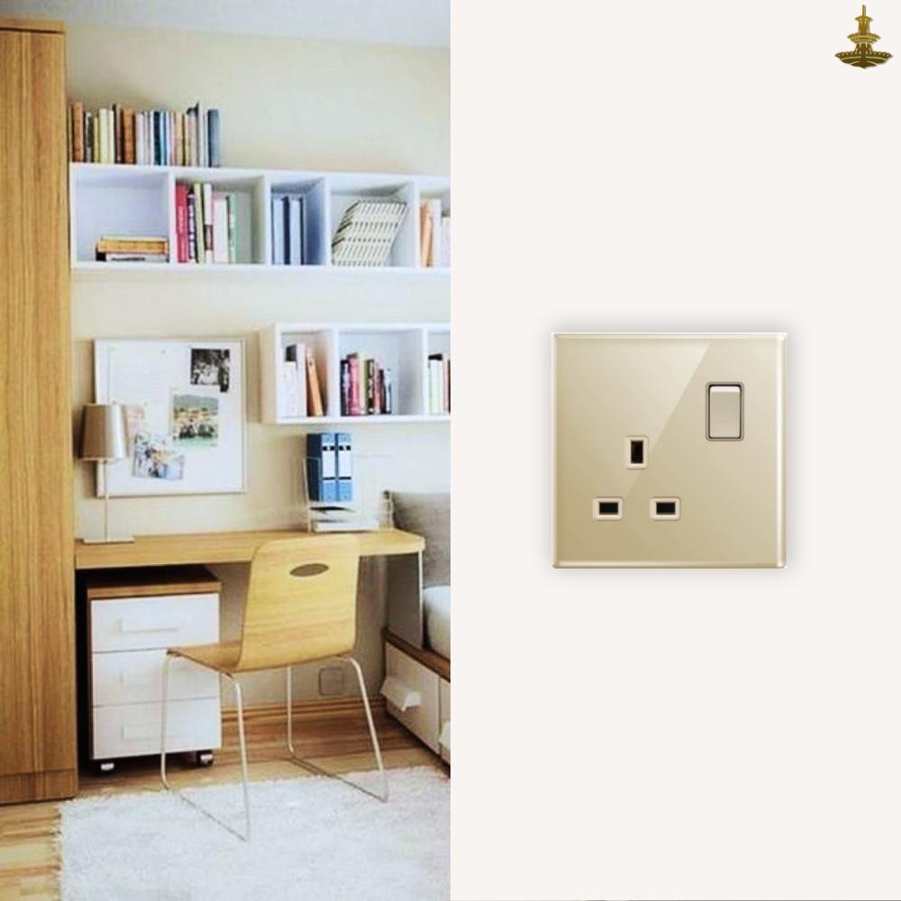 Wall Switch Socket 13A Glint-006 (Single Pole) - Image