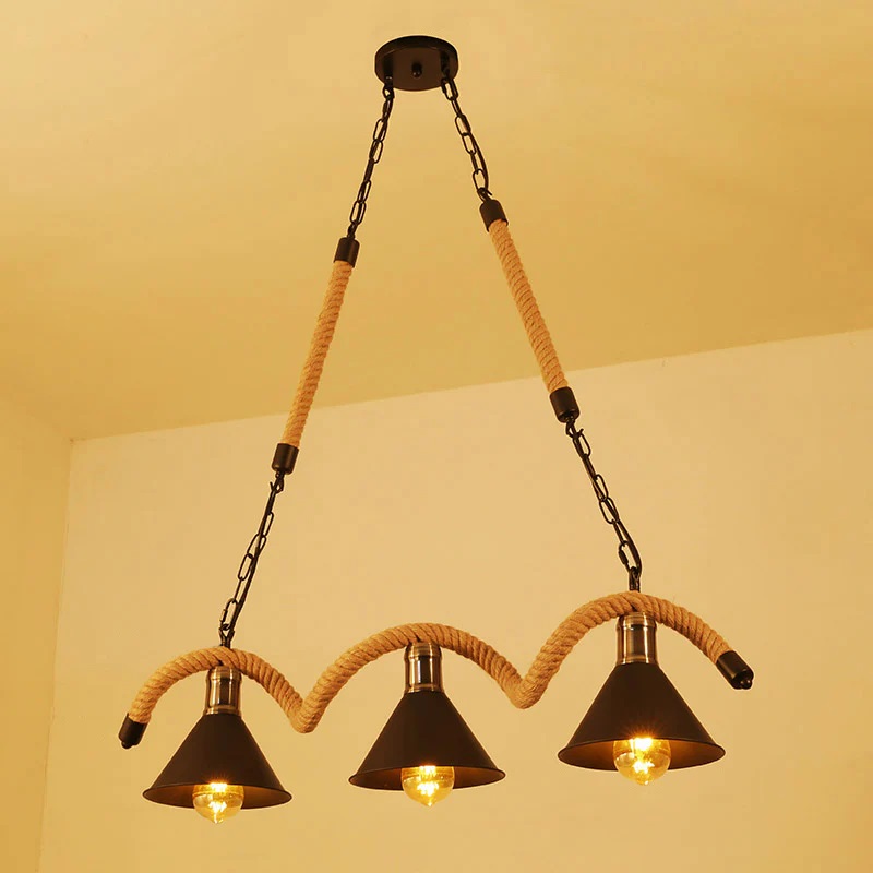 Rope Chandelier 6338-3P (UNFINISHED LISTING) - Image